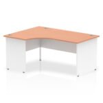 Impulse 1600mm Left Crescent Desk Panel End Leg - Image 2