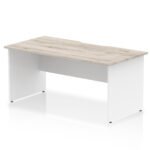 Impulse Scalloped Edge 1600mm Straight Desk Panel End Leg - Image 9